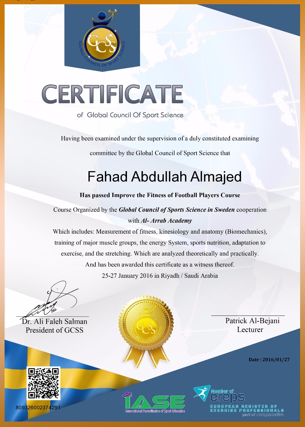 Fahad Abdullah Almajed